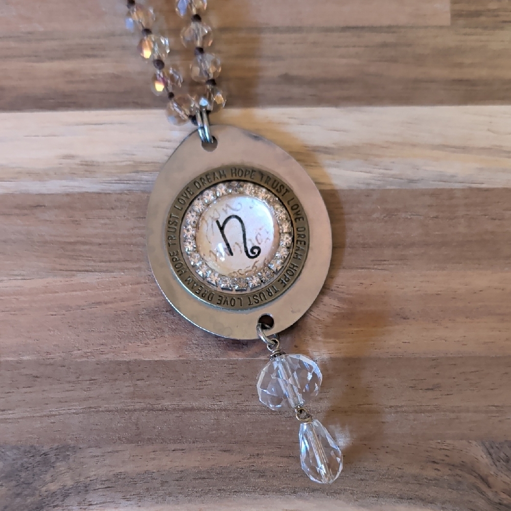 Gold and Silver Zodiac Pendant Necklace